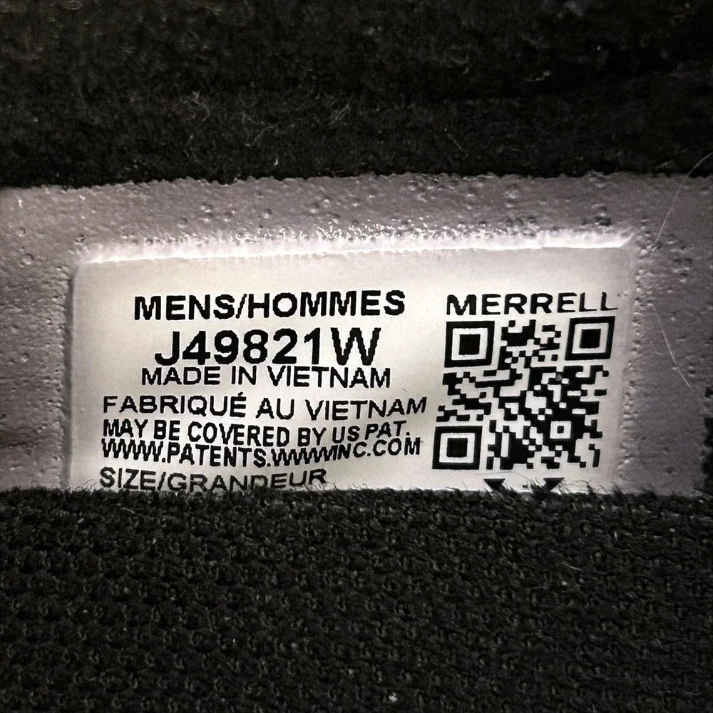 Merrell Coldpack Ice + Moc Waterproof Shoes Mens 13 WIDE Vibram Sole Artic Grip